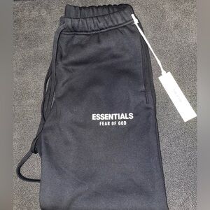 Fear of God Essentials Black Joggers